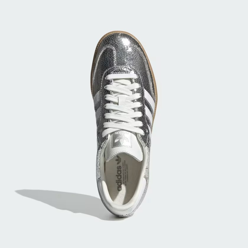Samba OG Silver Metallic Cracked Leather