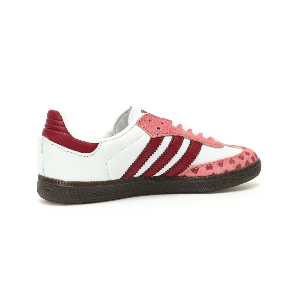 Samba White Pink Heart