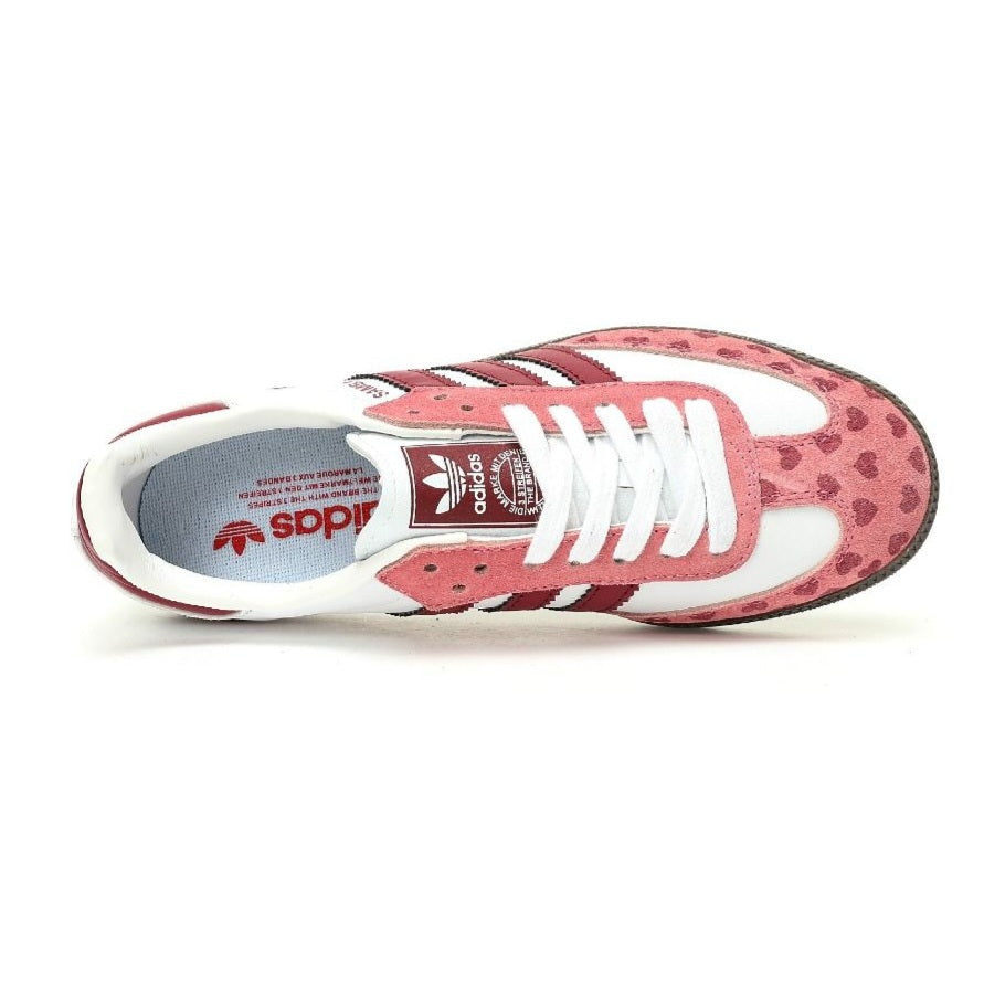 Samba White Pink Heart